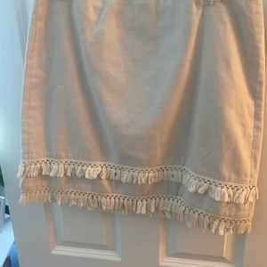 Linen blend skirt from Ann Taylor Loft